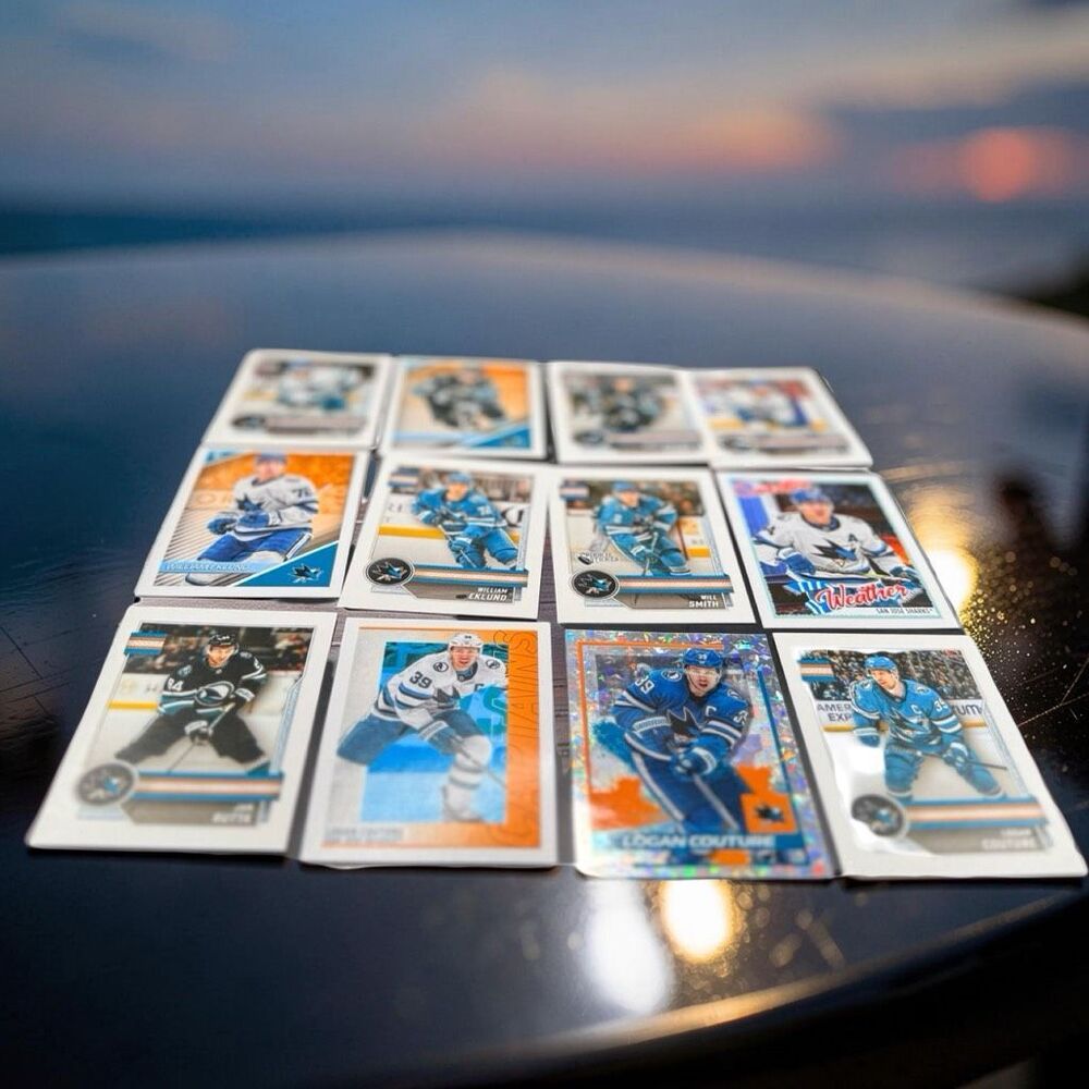 2024-25 Topps NHL Stickers Foil Base Mascot Top Shelf Stars Team Lot Sharks